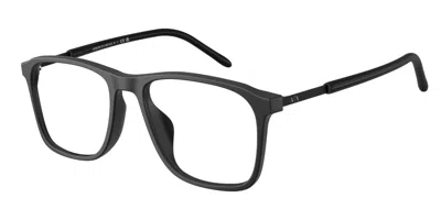 Armani Exchange Ax3131f Asian Fit 8078 Men's Glasses Black Size 54 - Free Lenses - Blue Light Block Available