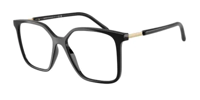Armani Exchange Ax3132f Asian Fit 8178 Women's Glasses Black Size 53 - Free Lenses - Blue Light Block Available In Shiny Black