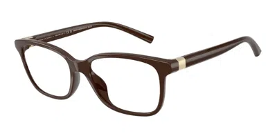 Armani Exchange Ax3139u 8402 Women's Glasses Brown Size 53 - Free Lenses - Blue Light Block Available In Shiny Dark Brown