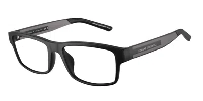 Armani Exchange Ax3140u 5001 Men's Glasses Black Size 54 - Free Lenses - Blue Light Block Available