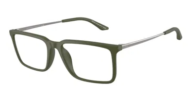 Armani Exchange Ax3141u 8301 Men's Glasses Green Size 54 - Free Lenses - Blue Light Block Available In Matte Green