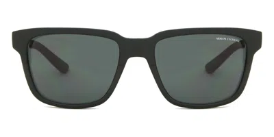 Armani Exchange Ax4026s 812287 Men's Sunglasses Black Size 56