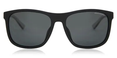 Armani Exchange Ax4049sf Asian Fit 818287 Men's Sunglasses Black Size 57