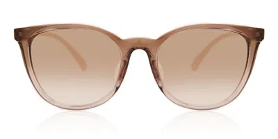 Armani Exchange Ax4077sf Asian Fit 82574z Women's Sunglasses Brown Size 56