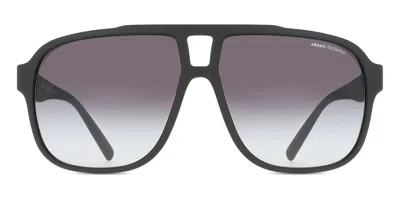 Armani Exchange Ax4104s 80788g Men's Sunglasses Black Size 61