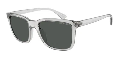 Armani Exchange Ax4112su 823987 Men's Sunglasses Grey Size 55 In Gray