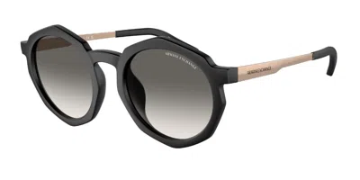 Armani Exchange Ax4132su 815811 Occhiali Da Sole Neri Per Donna In Black