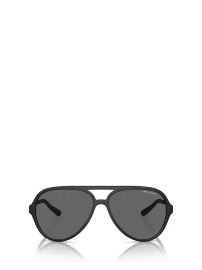 Armani Exchange Ax4133s Matte Black Sunglasses In Gray