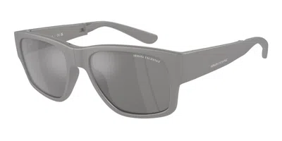 Armani Exchange Ax4141su 81806g Men's Sunglasses Grey Size 56 In Gray