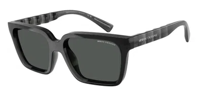 Armani Exchange Ax4147sf Asian Fit 835687 Men's Sunglasses Grey Size 56