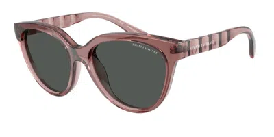Armani Exchange Ax4148su 835987 Women's Sunglasses Burgundy Size 56