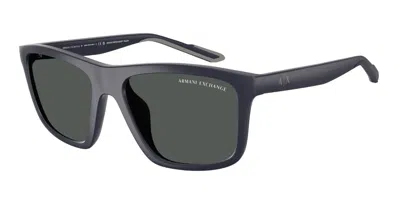 Armani Exchange Ax4149su 610587 Men's Sunglasses Blue Size 56