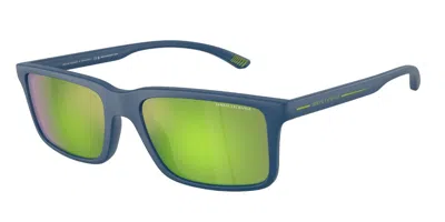 Armani Exchange Ax4157su 83768n Men's Sunglasses Blue Size 57