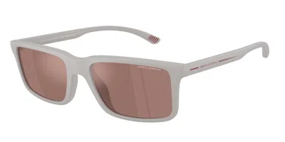 Armani Exchange Ax4157su 83786g Men's Sunglasses Grey Size 57 In Multi