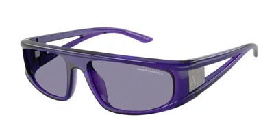 Armani Exchange Ax4159su 8385ak Men's Sunglasses Purple Size 59