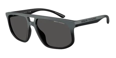 Armani Exchange Ax4161su 838887 Men's Sunglasses Grey Size 58 In Gray