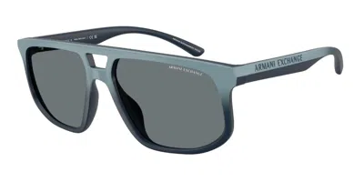 Armani Exchange Ax4161su 839080 Men's Sunglasses Blue Size 58