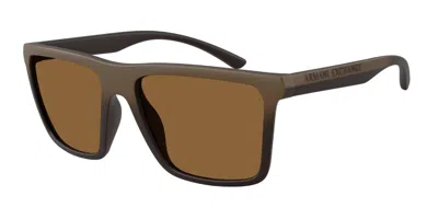 Armani Exchange Ax4162su 839173 Men's Sunglasses Brown Size 57