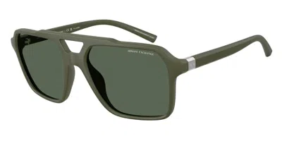 Armani Exchange Ax4166su 830171 Men's Sunglasses Green Size 57