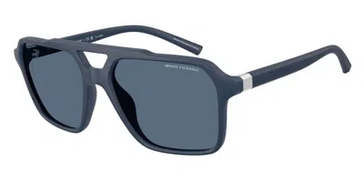 Armani Exchange Ax4166su 839980 Men's Sunglasses Blue Size 57