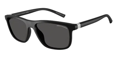 Armani Exchange Ax4167su 807887 Men's Sunglasses Black Size 56