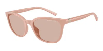 Armani Exchange Ax4168su 840173 Women's Sunglasses Brown Size 54 In Nude Beige Brown