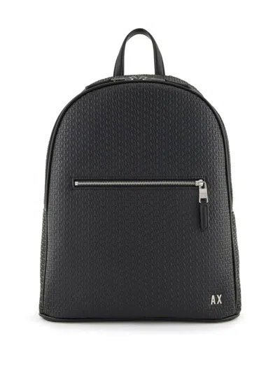 Armani Exchange Backpack  In Black