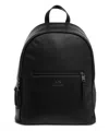 Armani Exchange Zip-pocket Backpack In Black