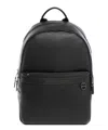 Armani Exchange Backpack With External Pocket With Small Hook In Black