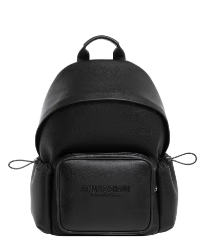 Armani Exchange Backpack In Black