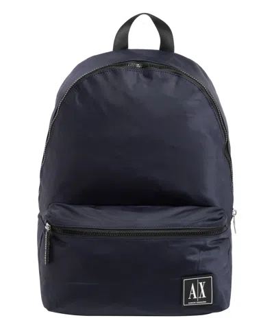 Armani Exchange Backpack In Blue