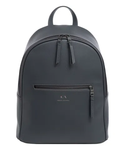 Armani Exchange Backpack In Grey