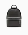 Armani Exchange Backpack In Coated Fabric In Brown