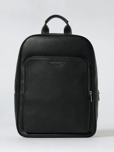 Armani Exchange Backpack Men  In Black