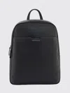 Armani Exchange Logo-embossed Backpack In Black