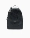 Armani Exchange Backpack With Allover Logo In Black