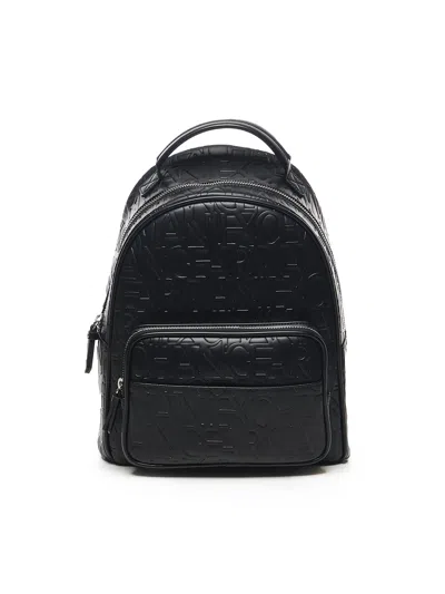 ARMANI EXCHANGE BACKPACK WITH EMBOSSED ALLOVER LOGO