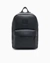 Armani Exchange Backpack With Embossed Logo In Black
