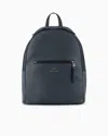 Armani Exchange Backpack With Logo In Navy Blue