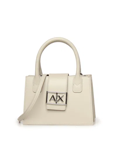 Armani Exchange Bag With Metal Logo In Gray