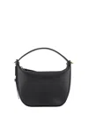 Armani Exchange Faux-leather Shoulder Bag In Black