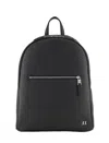 Armani Exchange All Over Embossed Logo Backpack In Black