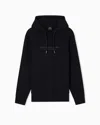 Armani Exchange Basic Hoodie In Black