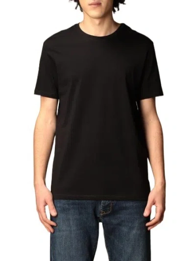Armani Exchange Basic Round-neck T-shirt In Black