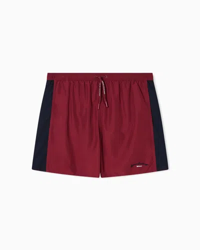 Armani Exchange Beachwear Boxers In Multi