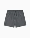 Armani Exchange Beachwear Boxers In Black