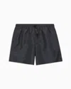 Armani Exchange Beachwear Boxers In Blue