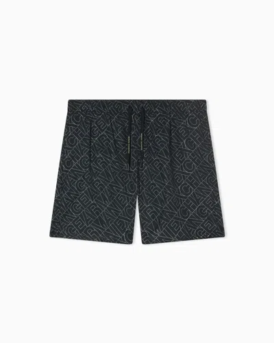 Armani Exchange Beachwear Boxers In Multi