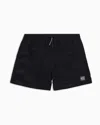 Armani Exchange Beachwear Boxers In Navy Blue