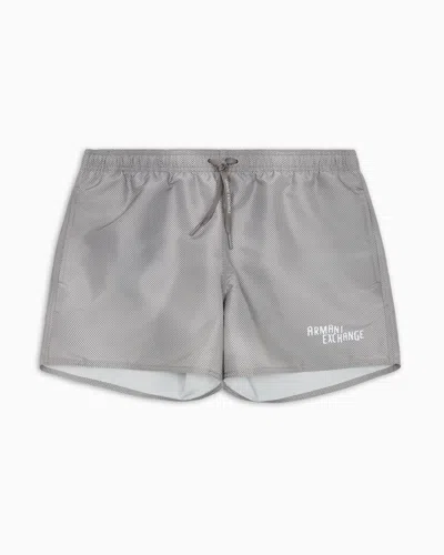 Armani Exchange Beachwear Boxers In White